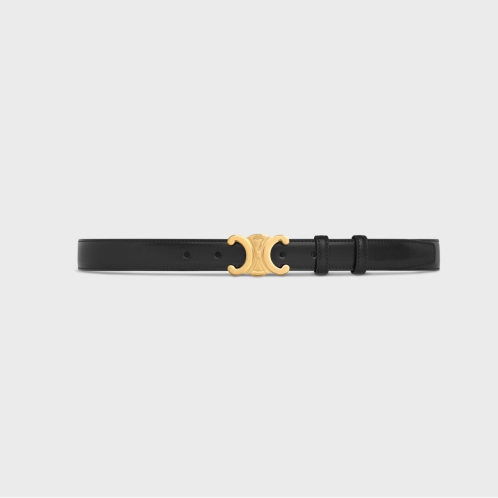 Authentic Celine Triomphe Belt Black